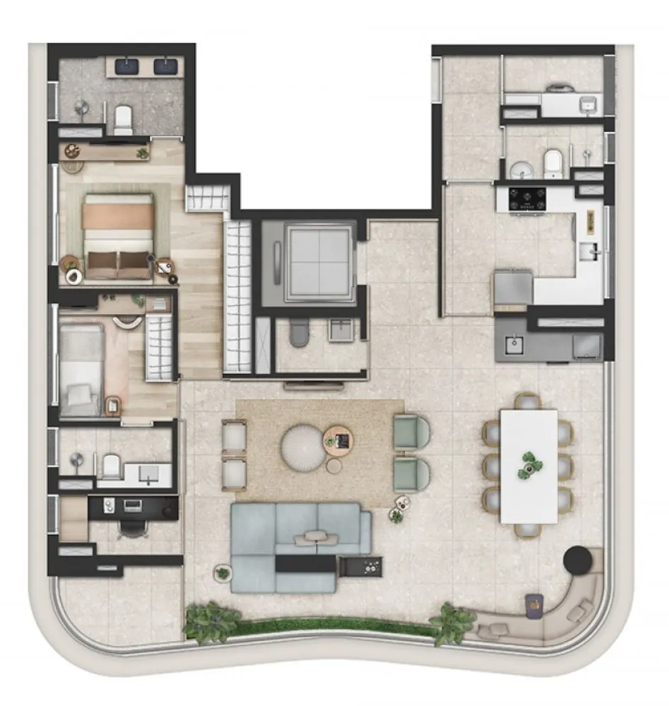 Apartamento, 3 quartos, 254 m² - Foto 12