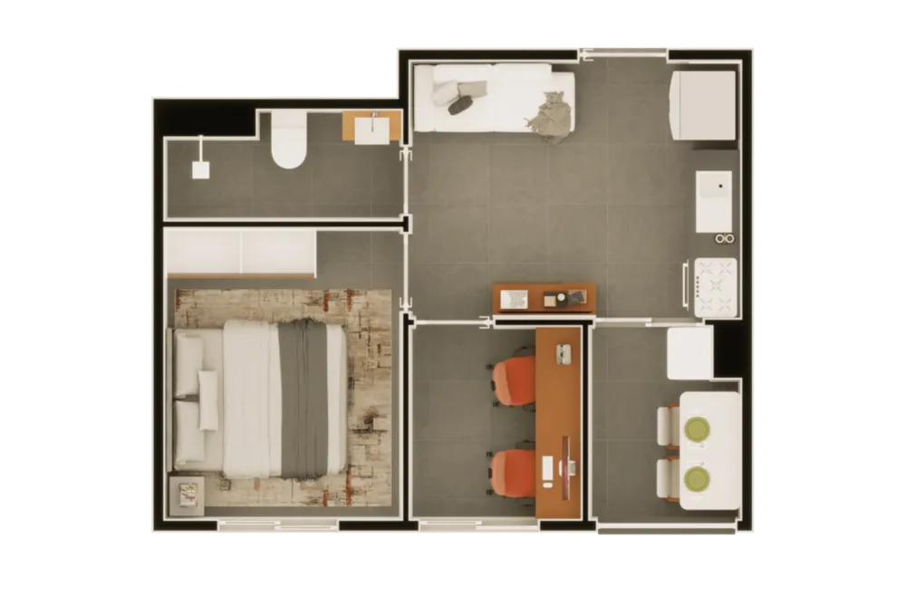 Apartamento, 1 quarto, 28 m² - Foto 11