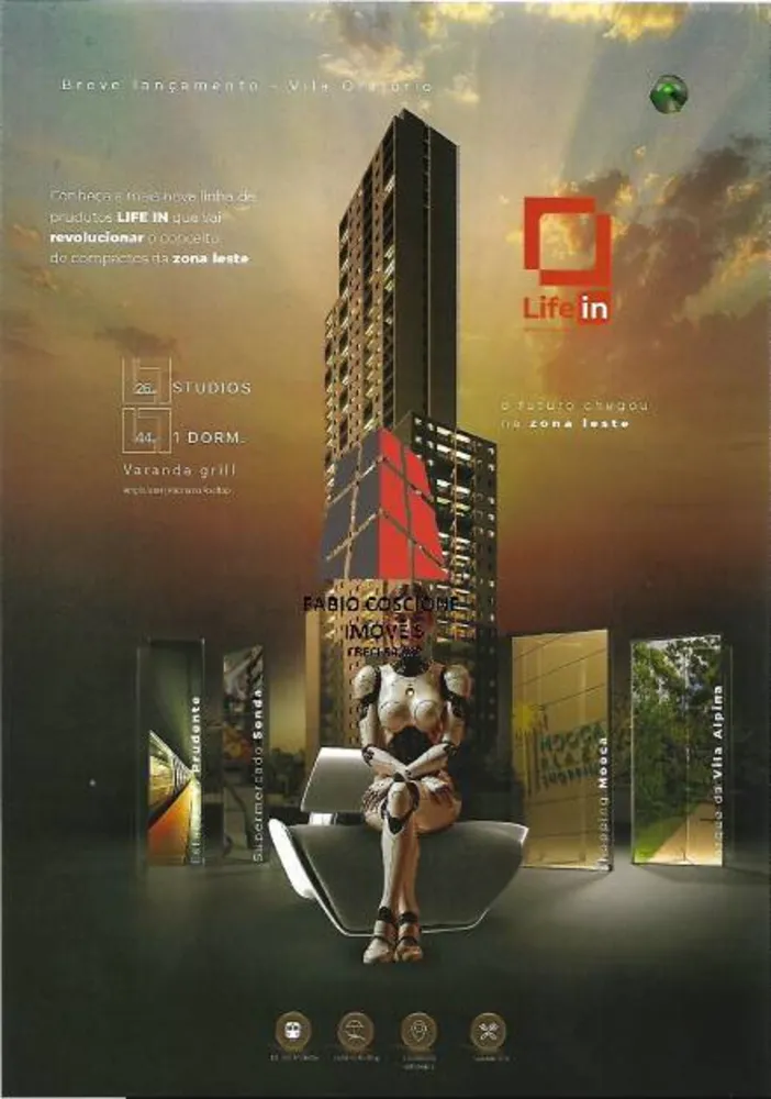 Apartamento, 34 m² - Foto 1