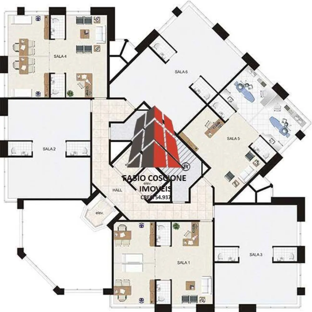 Sala-Conjunto, 53 m² - Foto 3
