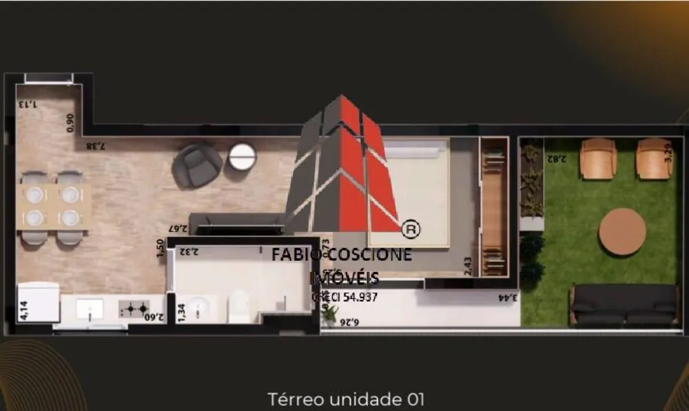 Apartamento, 1 quarto, 26 m² - Foto 14