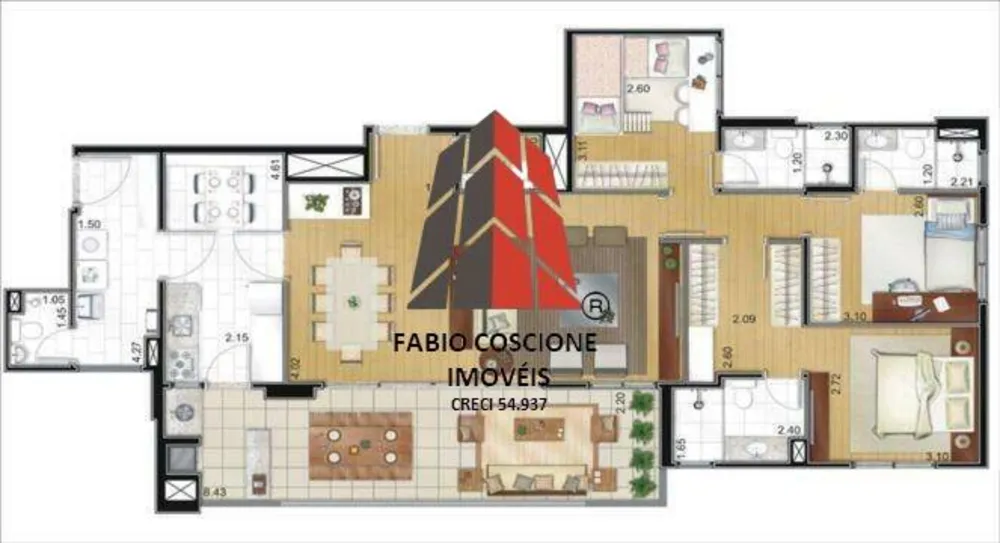 Apartamento, 3 quartos, 126 m² - Foto 5