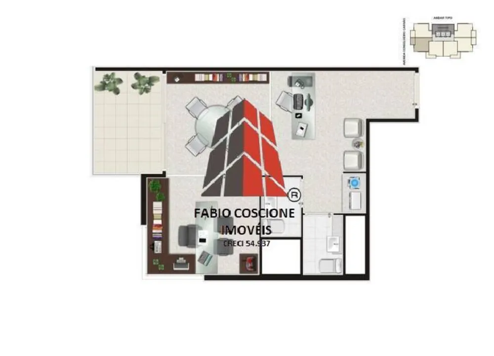 Sala-Conjunto, 37 m² - Foto 5