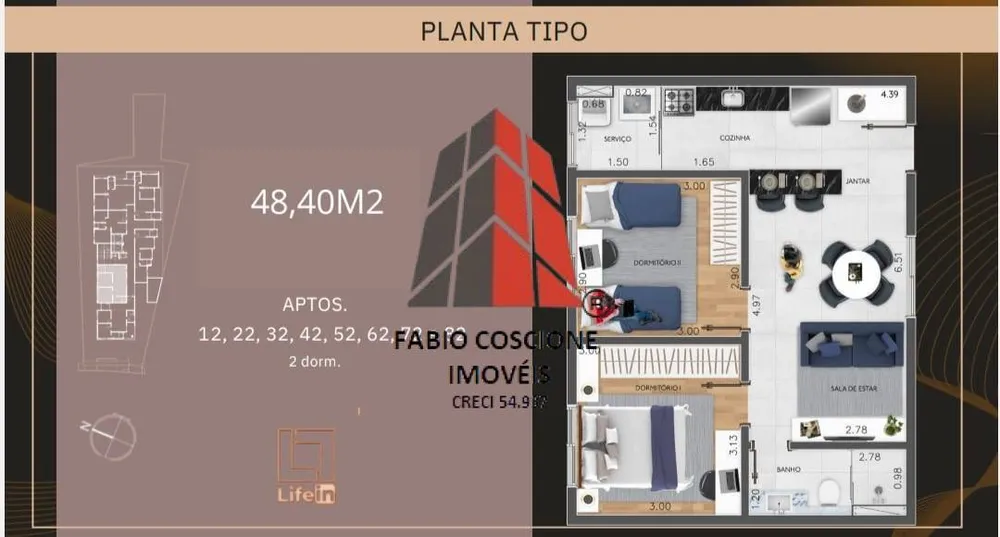 Apartamento, 2 quartos, 40 m² - Foto 10