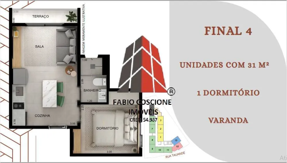 Apartamento, 2 quartos, 41 m² - Foto 14