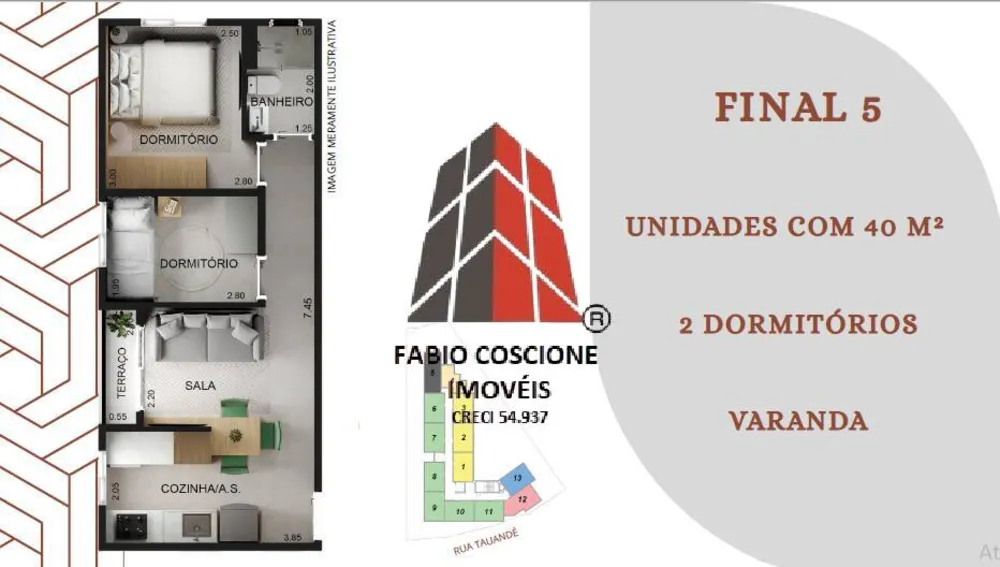 Apartamento, 2 quartos, 41 m² - Foto 15