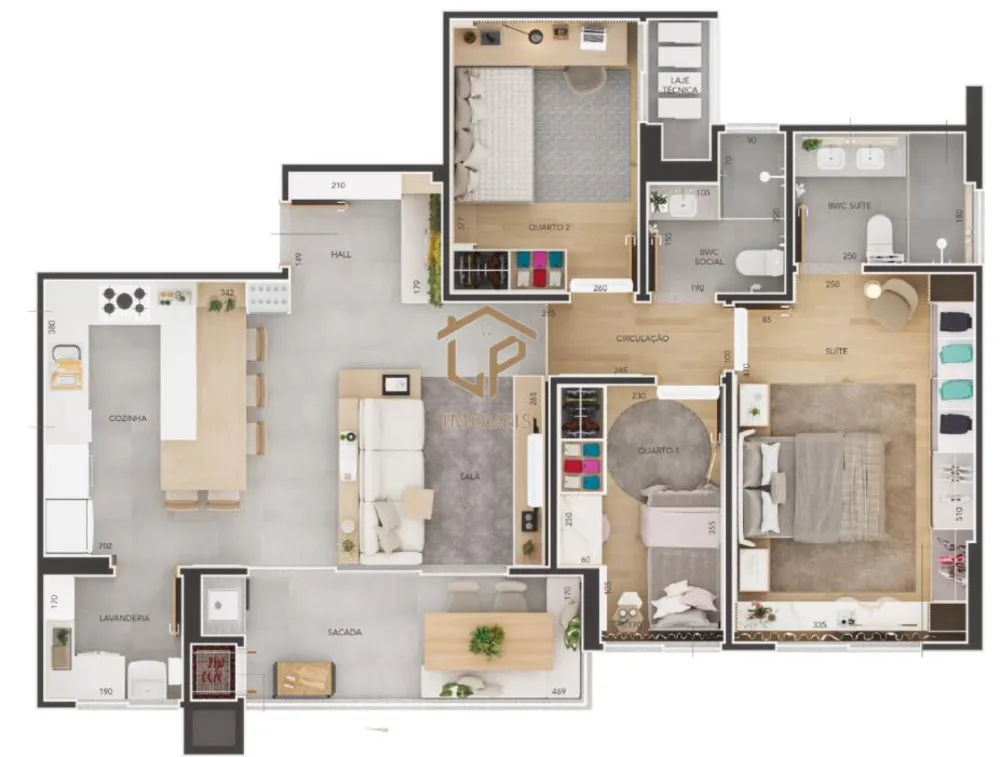 Apartamento, 3 quartos, 100 m² - Foto 4