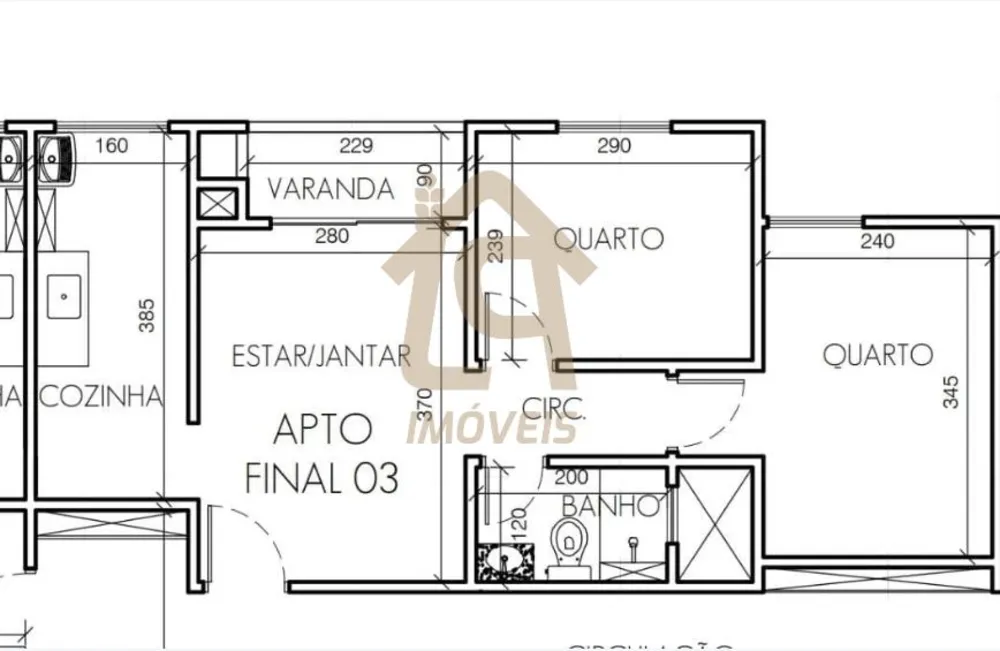 Apartamento, 2 quartos, 45 m² - Foto 4