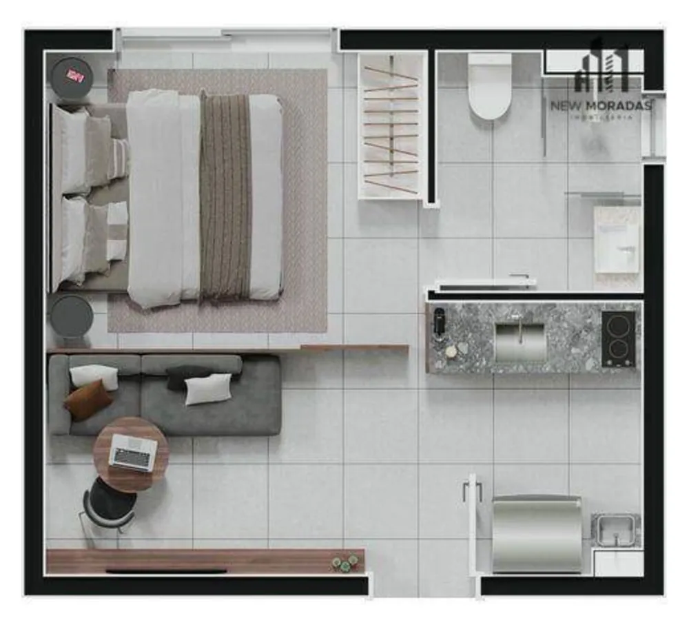 Kitnet-Studio, 39 m² - Foto 8