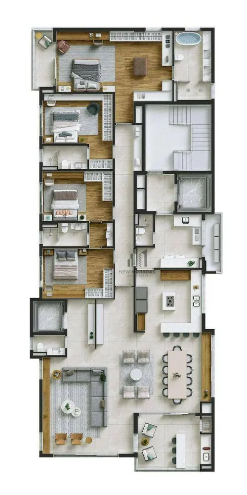 Apartamento, 4 quartos, 287 m² - Foto 8