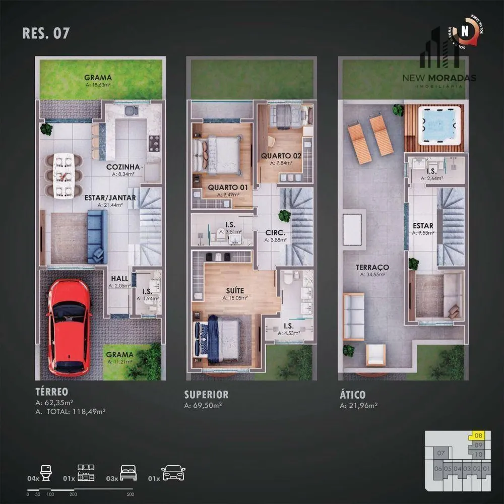 Sobrado, 3 quartos, 136 m² - Foto 15