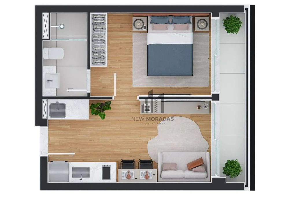 Kitnet-Studio, 26 m² - Foto 10