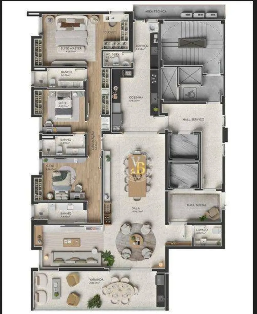 Apartamento, 4 quartos, 200 m² - Foto 11