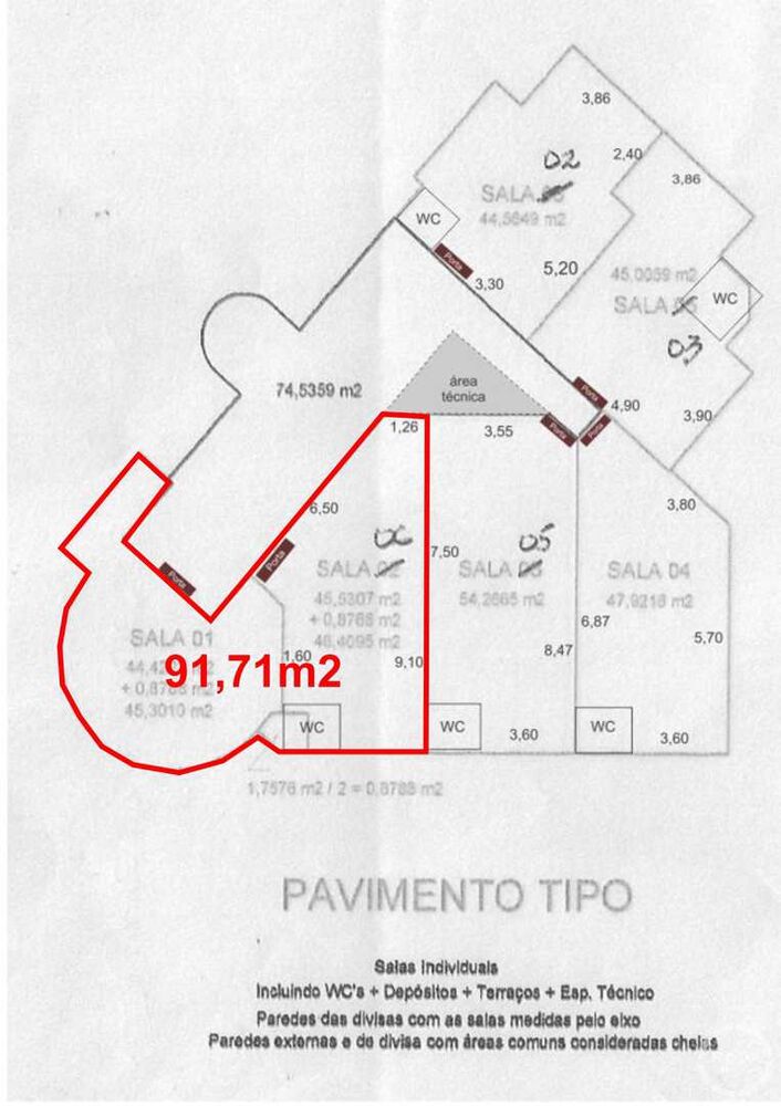 Prédio Inteiro, 91 m² - Foto 2