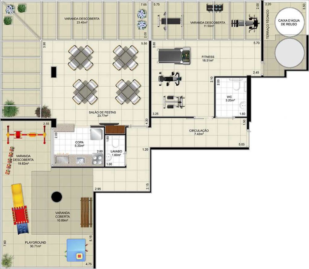 Apartamento, 2 quartos, 91 m² - Foto 2