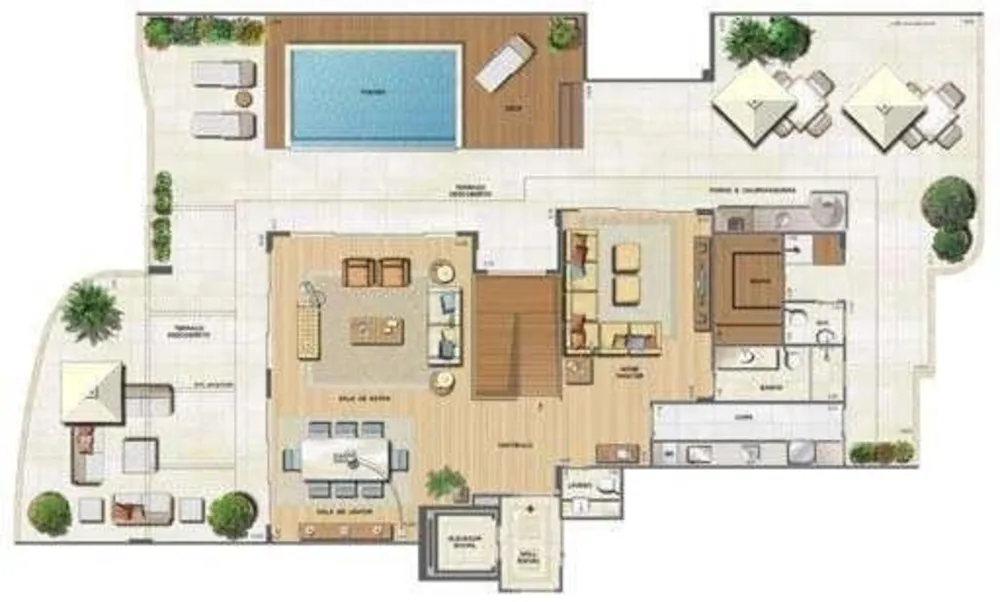 Cobertura, 4 quartos, 575 m² - Foto 12