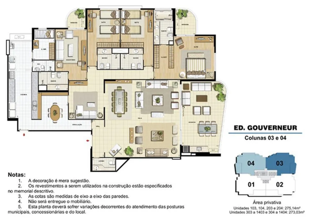 Apartamento, 4 quartos, 273 m² - Foto 3