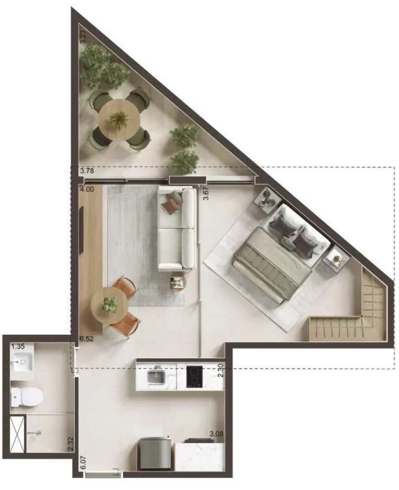 Apartamento, 1 quarto, 36 m² - Foto 35
