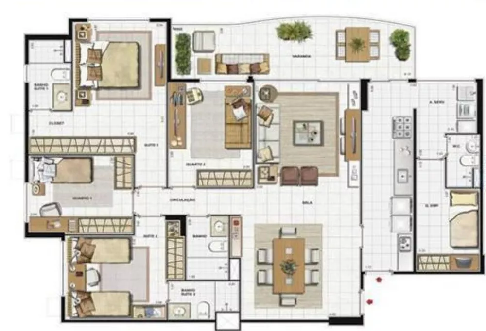 Apartamento, 4 quartos, 150 m² - Foto 8