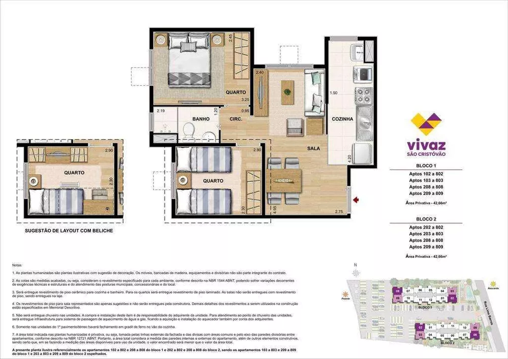 Apartamento, 2 quartos, 43 m² - Foto 11