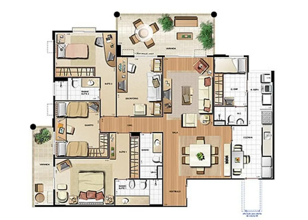 Apartamento, 4 quartos, 148 m² - Foto 8