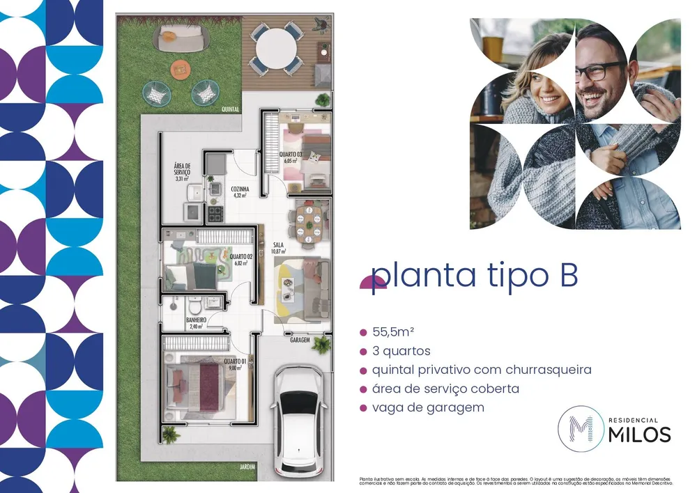 Casa, 3 quartos, 55 m² - Foto 10