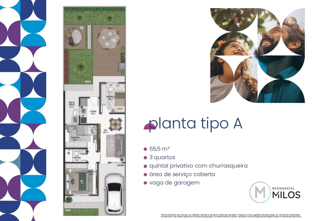 Casa, 3 quartos, 55 m² - Foto 9