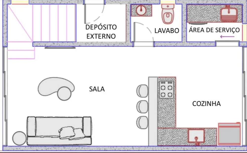 Casa, 2 quartos, 80 m² - Foto 15