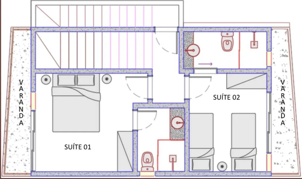 Casa, 2 quartos, 80 m² - Foto 14