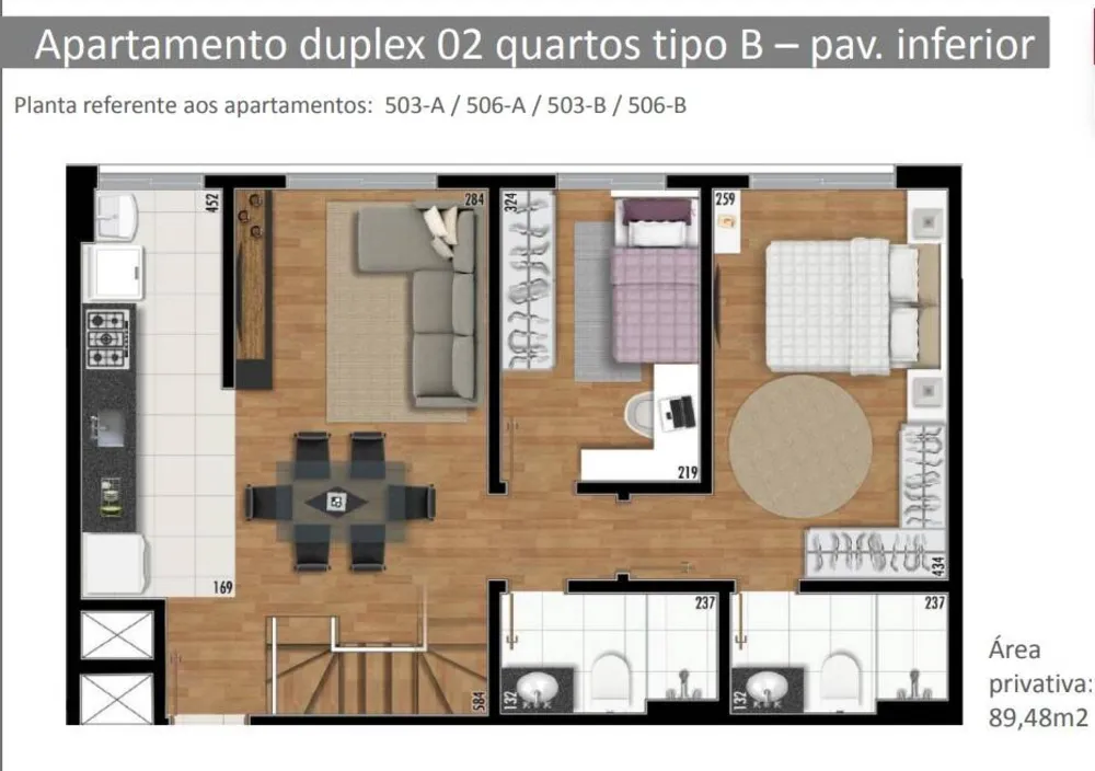 Apartamento, 2 quartos, 116 m² - Foto 9