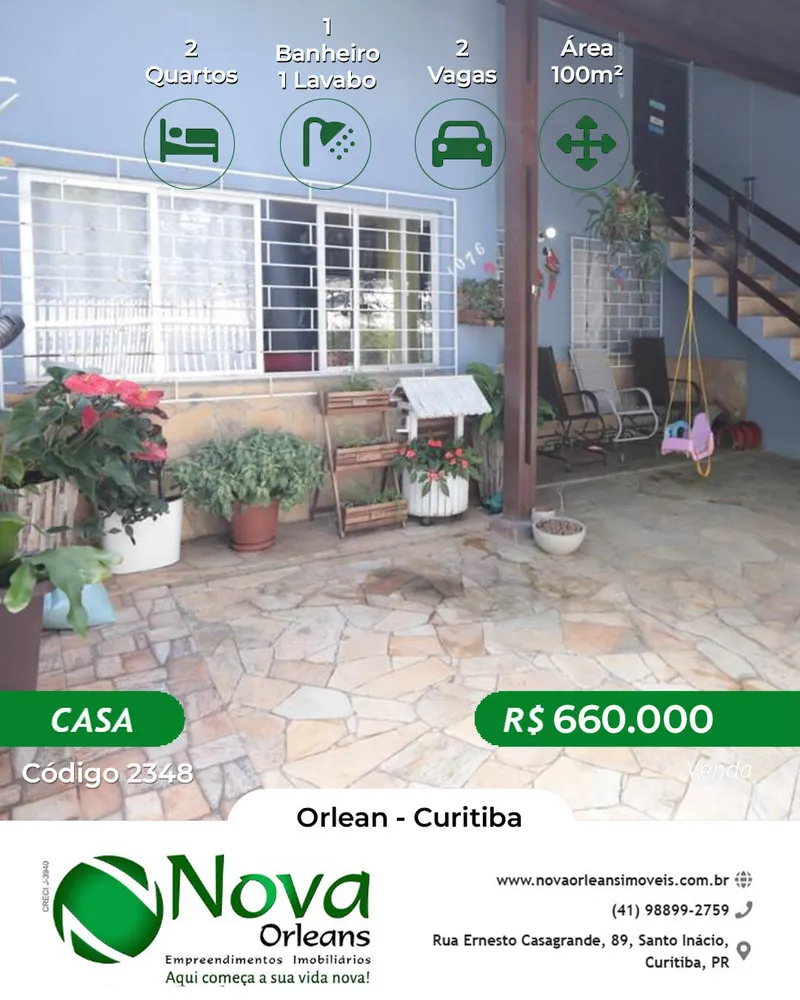 Casa, 2 quartos - Foto 1