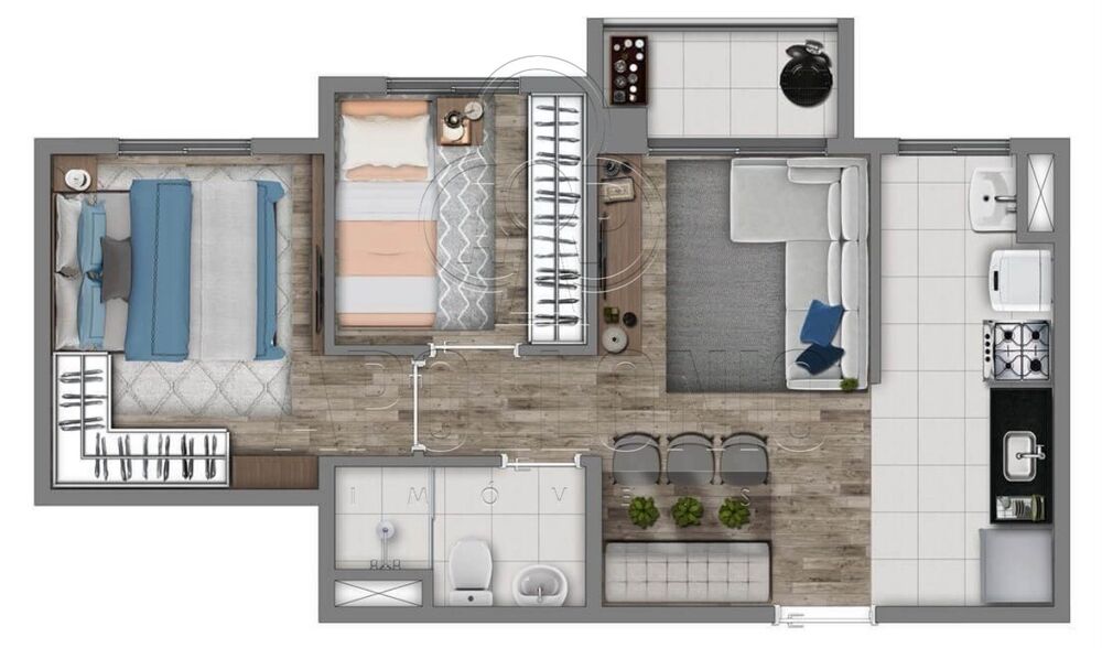 Apartamento, 2 quartos, 41 m² - Foto 11