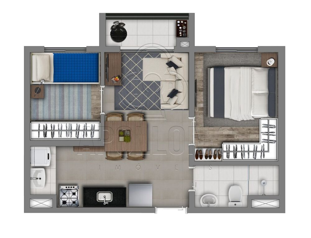 Apartamento, 2 quartos, 33 m² - Foto 11