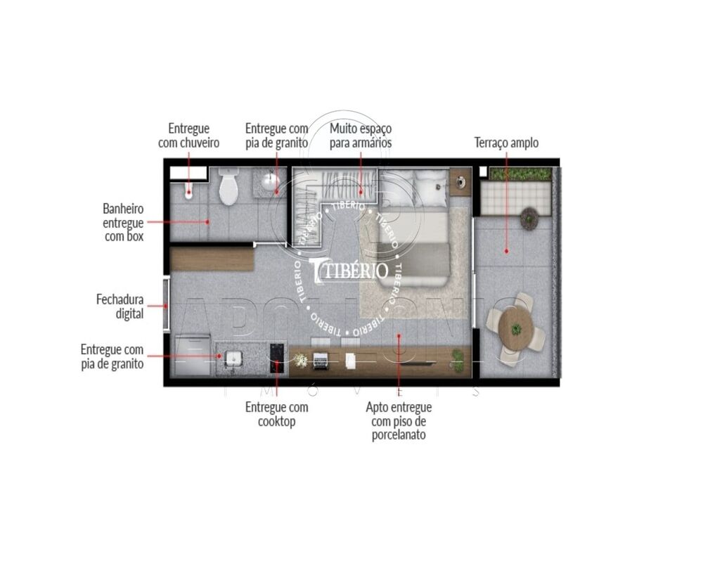 Kitnet-Studio, 28 m² - Foto 8