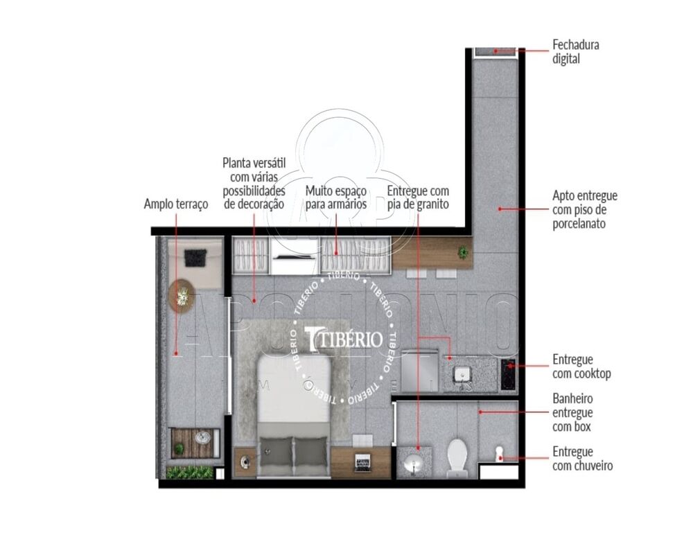 Kitnet-Studio, 28 m² - Foto 10