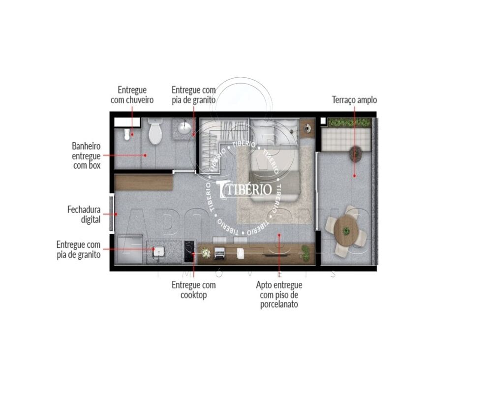 Kitnet-Studio, 28 m² - Foto 7