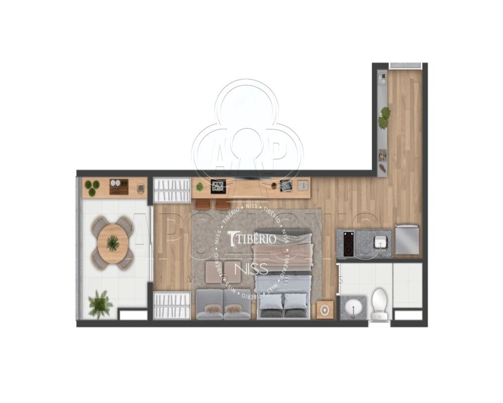 Sala-Conjunto, 30 m² - Foto 8