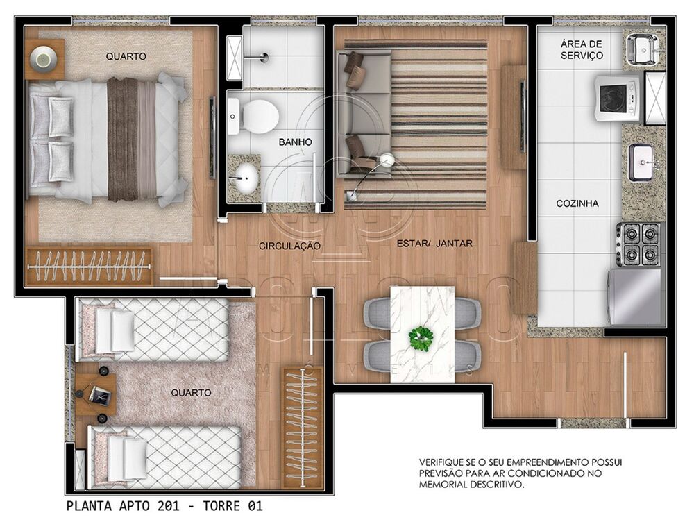 Apartamento, 2 quartos, 43 m² - Foto 8