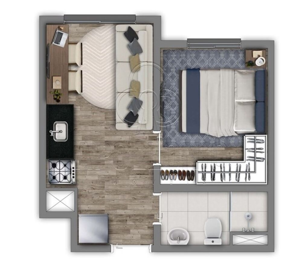 Apartamento, 1 quarto, 24 m² - Foto 11