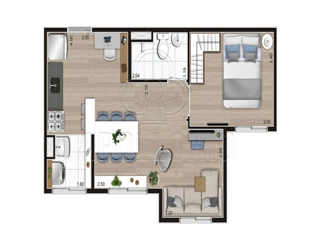 Apartamento, 2 quartos, 36 m² - Foto 8