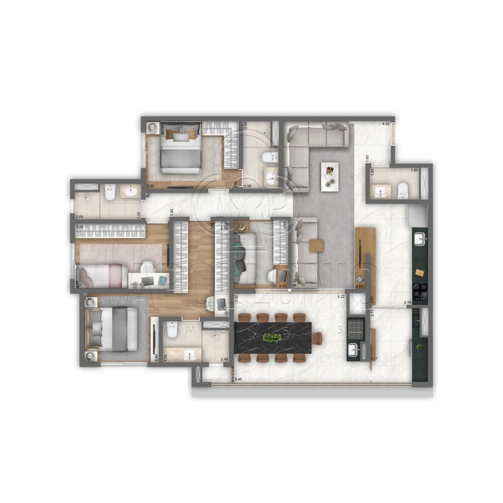 Apartamento, 3 quartos, 121 m² - Foto 8