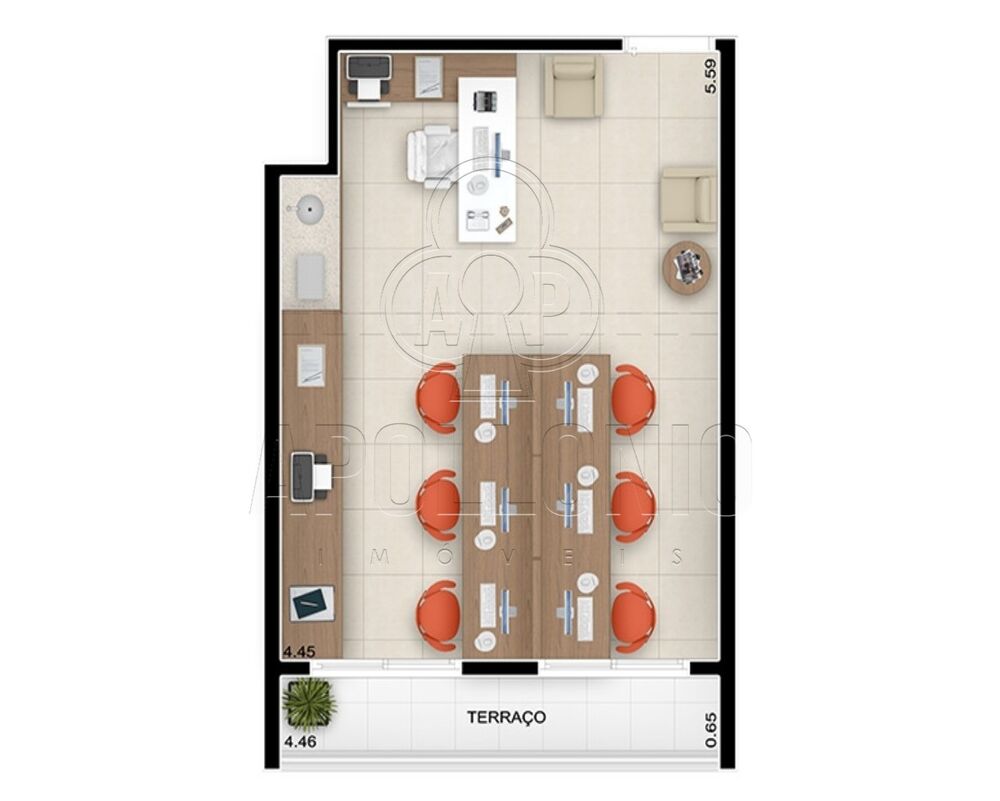 Sala-Conjunto, 41 m² - Foto 9