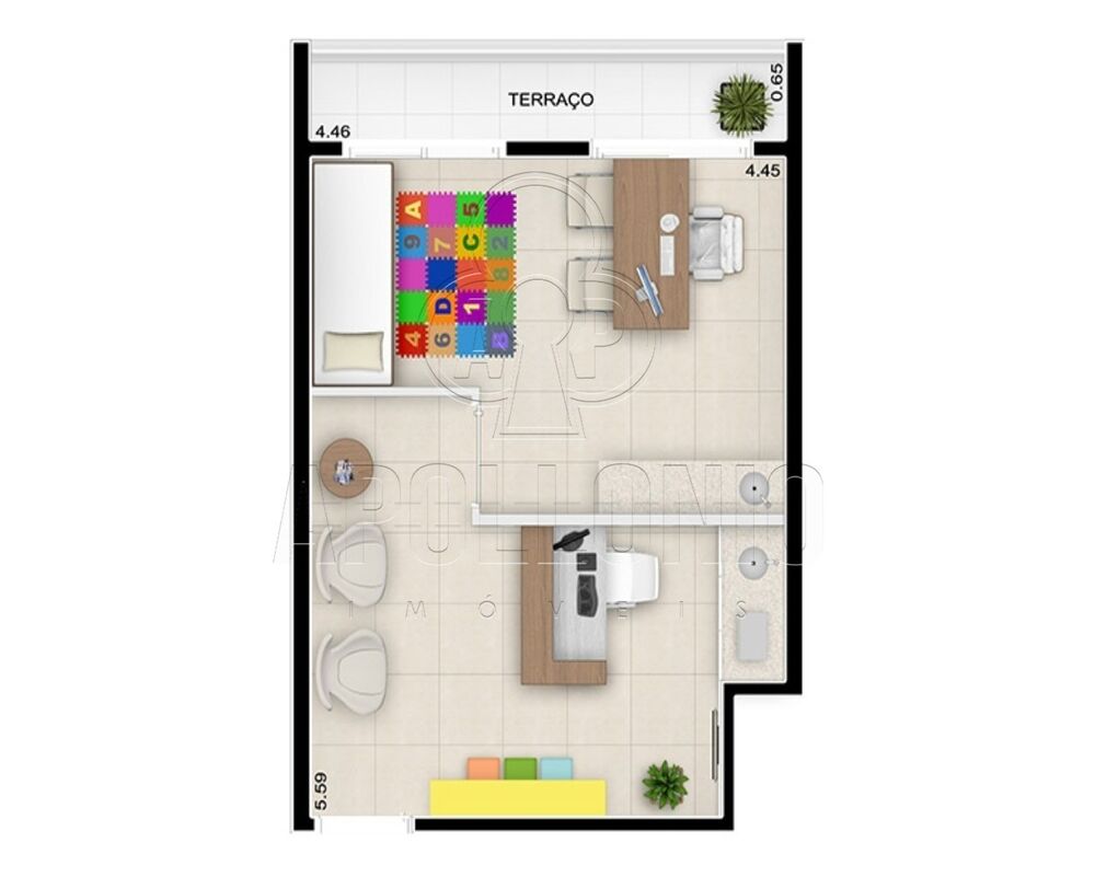 Sala-Conjunto, 41 m² - Foto 10