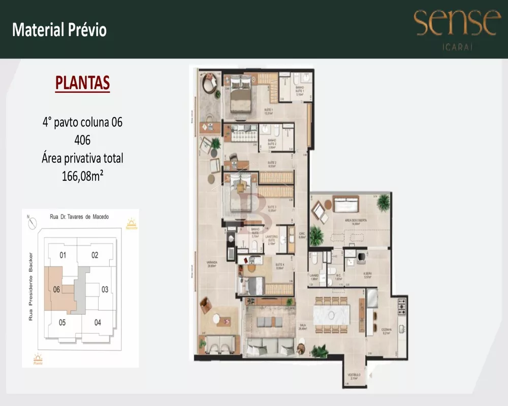 Apartamento, 4 quartos, 178 m² - Foto 2