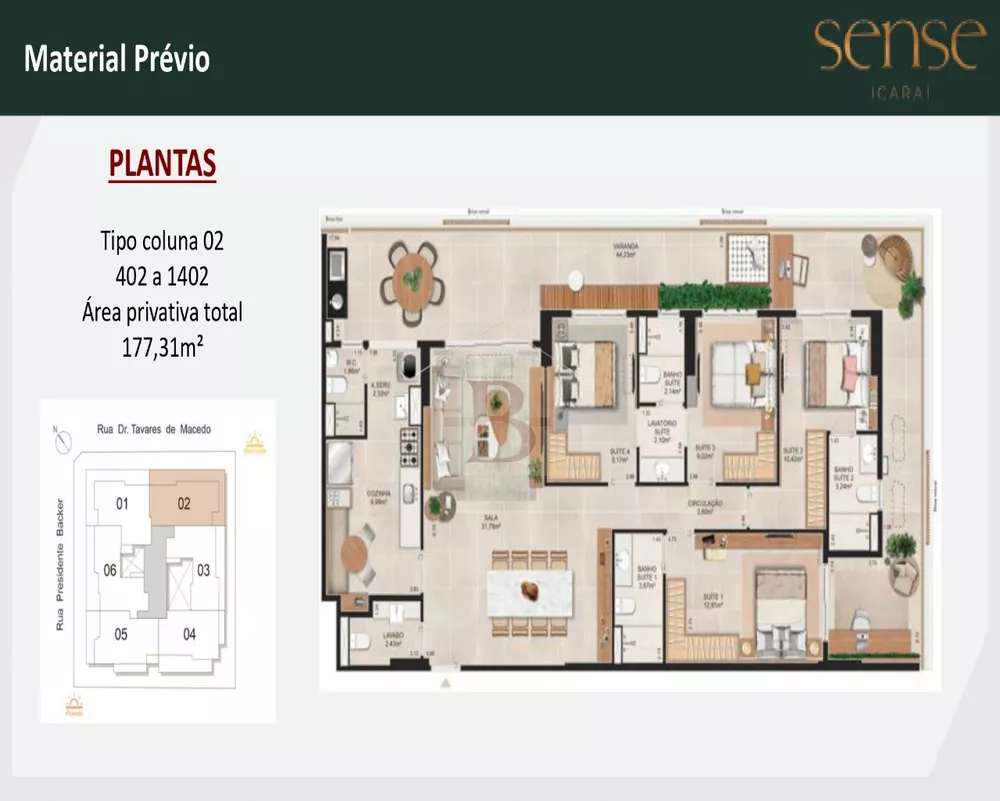 Apartamento, 4 quartos, 178 m² - Foto 12