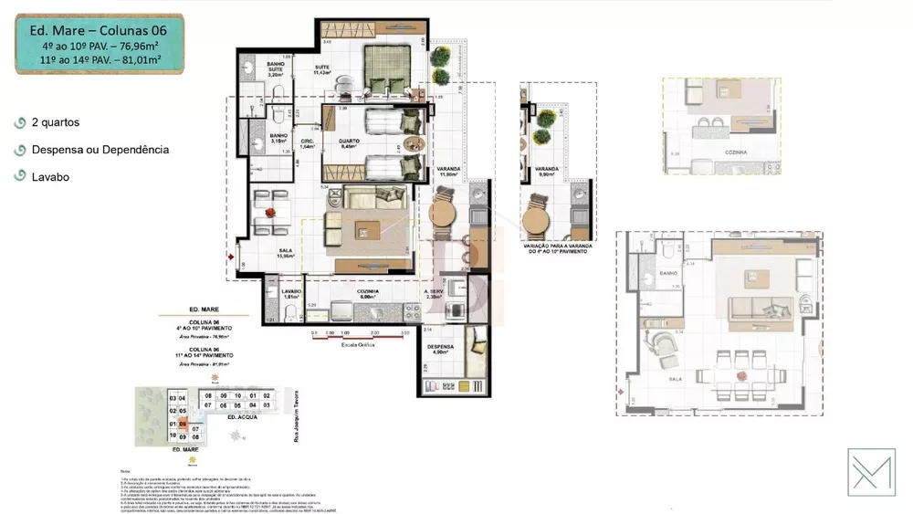 Apartamento, 2 quartos, 72 m² - Foto 41