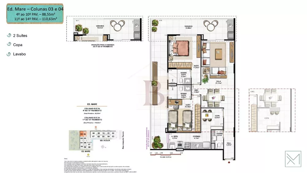Apartamento, 2 quartos, 72 m² - Foto 50