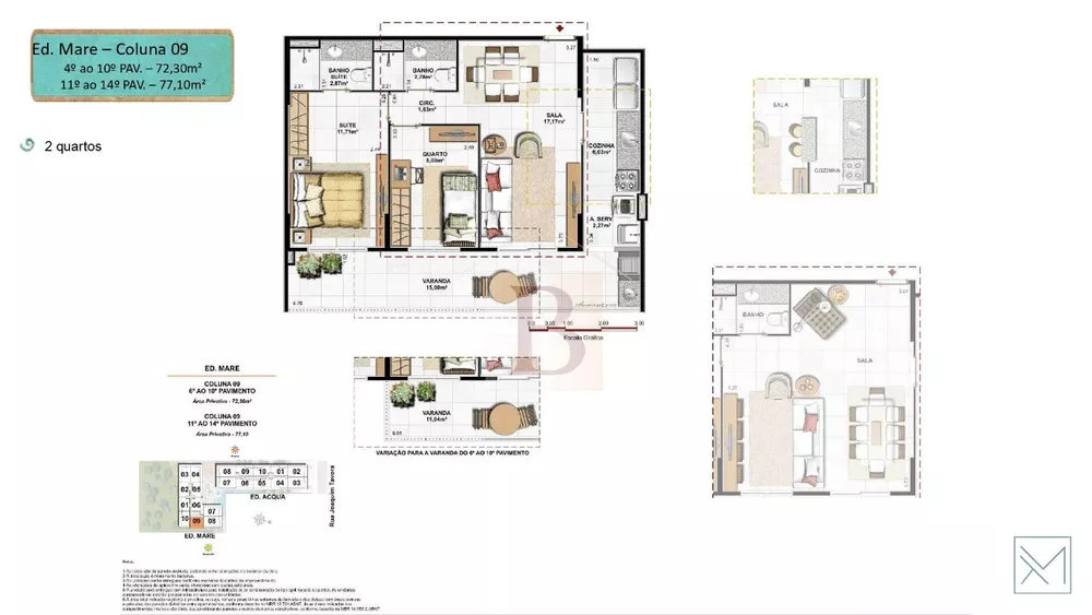 Apartamento, 2 quartos, 72 m² - Foto 15