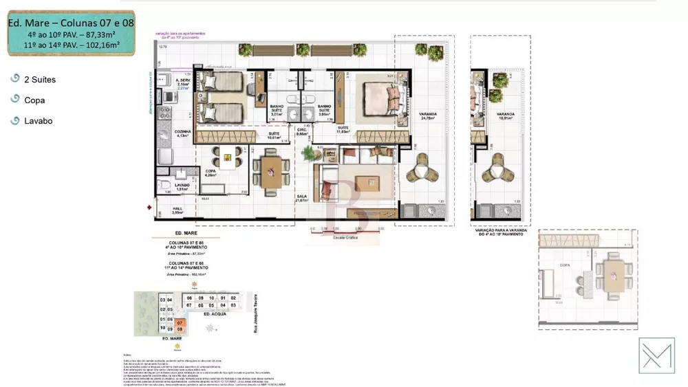 Apartamento, 2 quartos, 72 m² - Foto 4