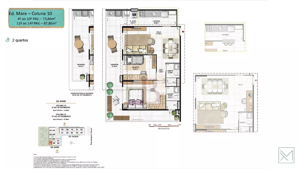 Apartamento, 2 quartos, 72 m² - Foto 51